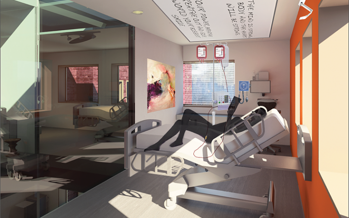 Rendering of the Therapeutic Center for Blood Disorders