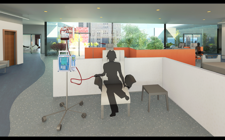 Rendering of the Therapeutic Center for Blood Disorders