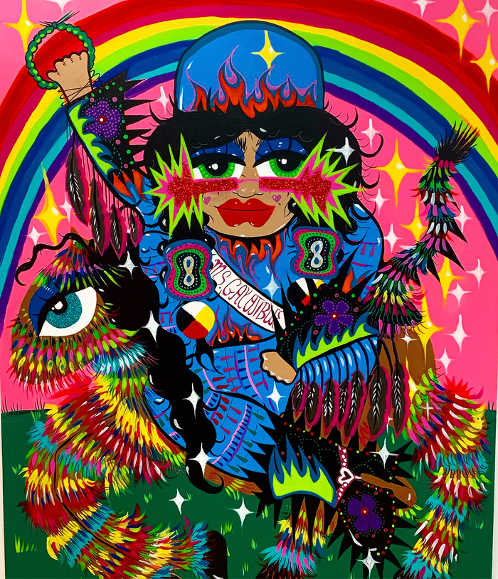 Miss Gay Ojibwe, 2019 (painting)