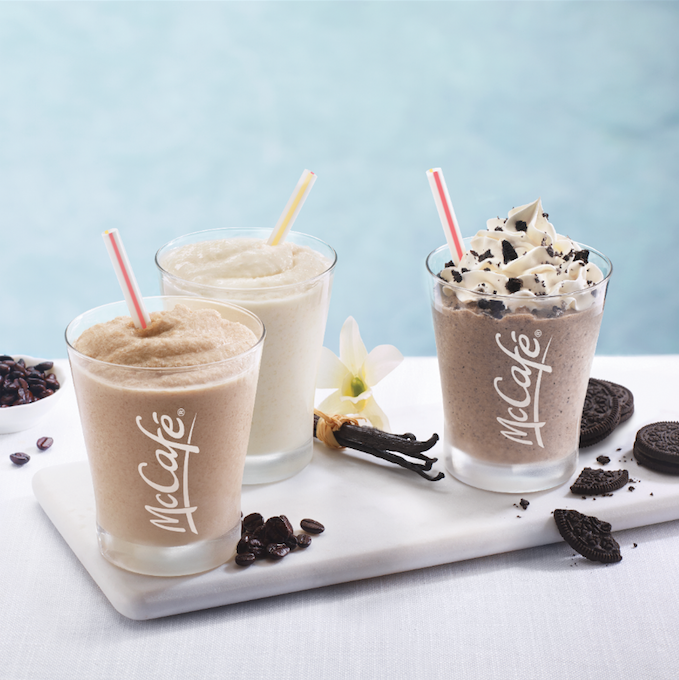 McDonald's Iced Frappes Product Shot