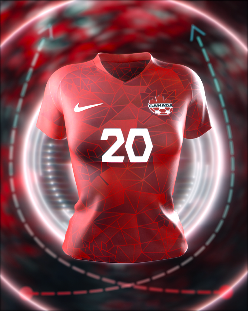 Nike Canadian Women’s Soccer Team Jersey Campaign (Animation 1 of 3) -2020