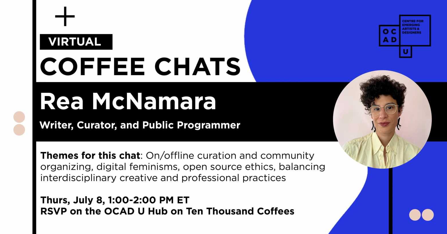 Coffee Chats Banner for Rea