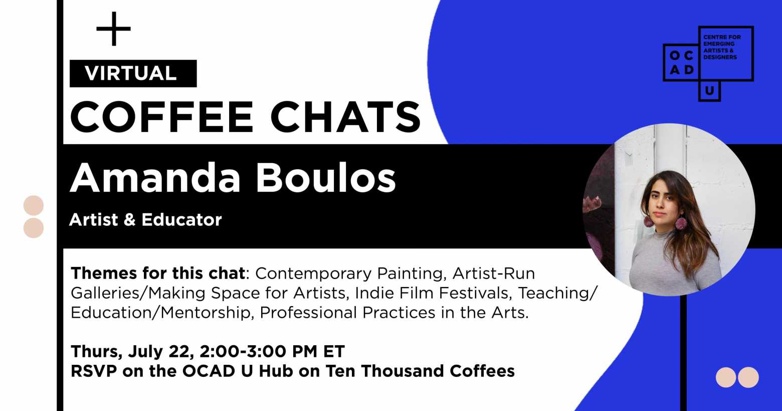 Coffee Chats Banner Amanda