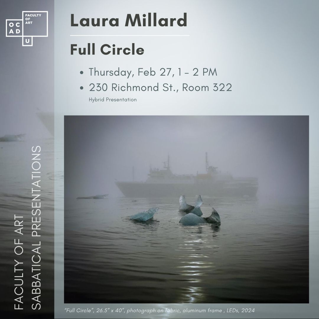 Sabbatical presentation- Laura Millard work image and title