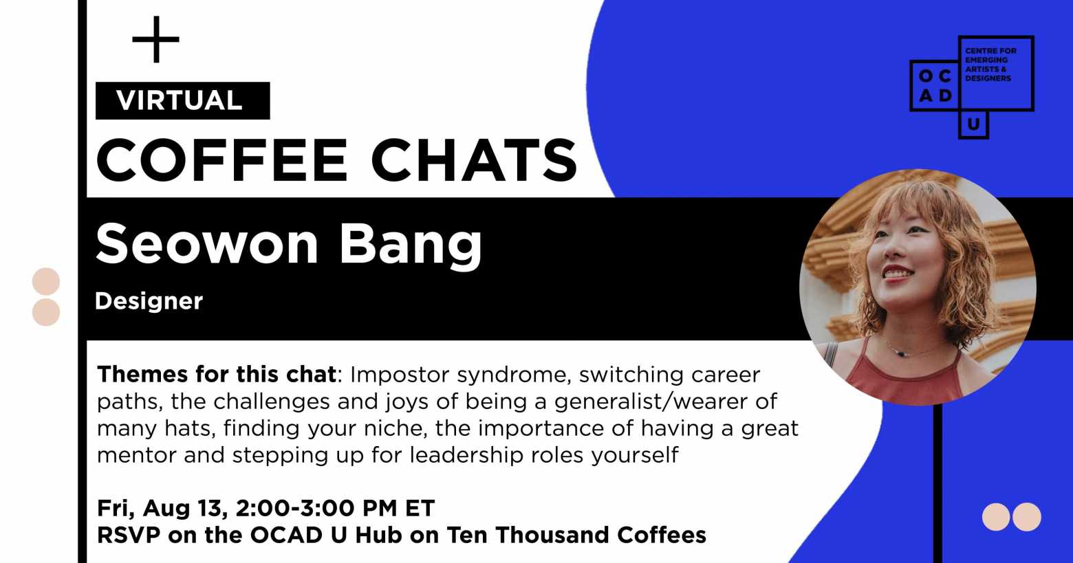 Coffee Chat Seowon Bang Banner