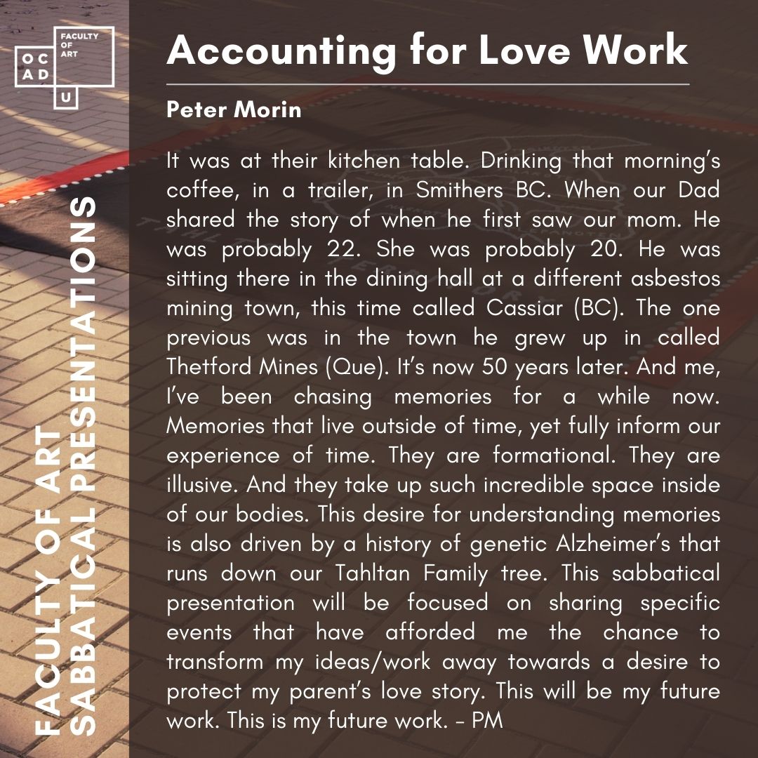 Accounting for Love Work Description