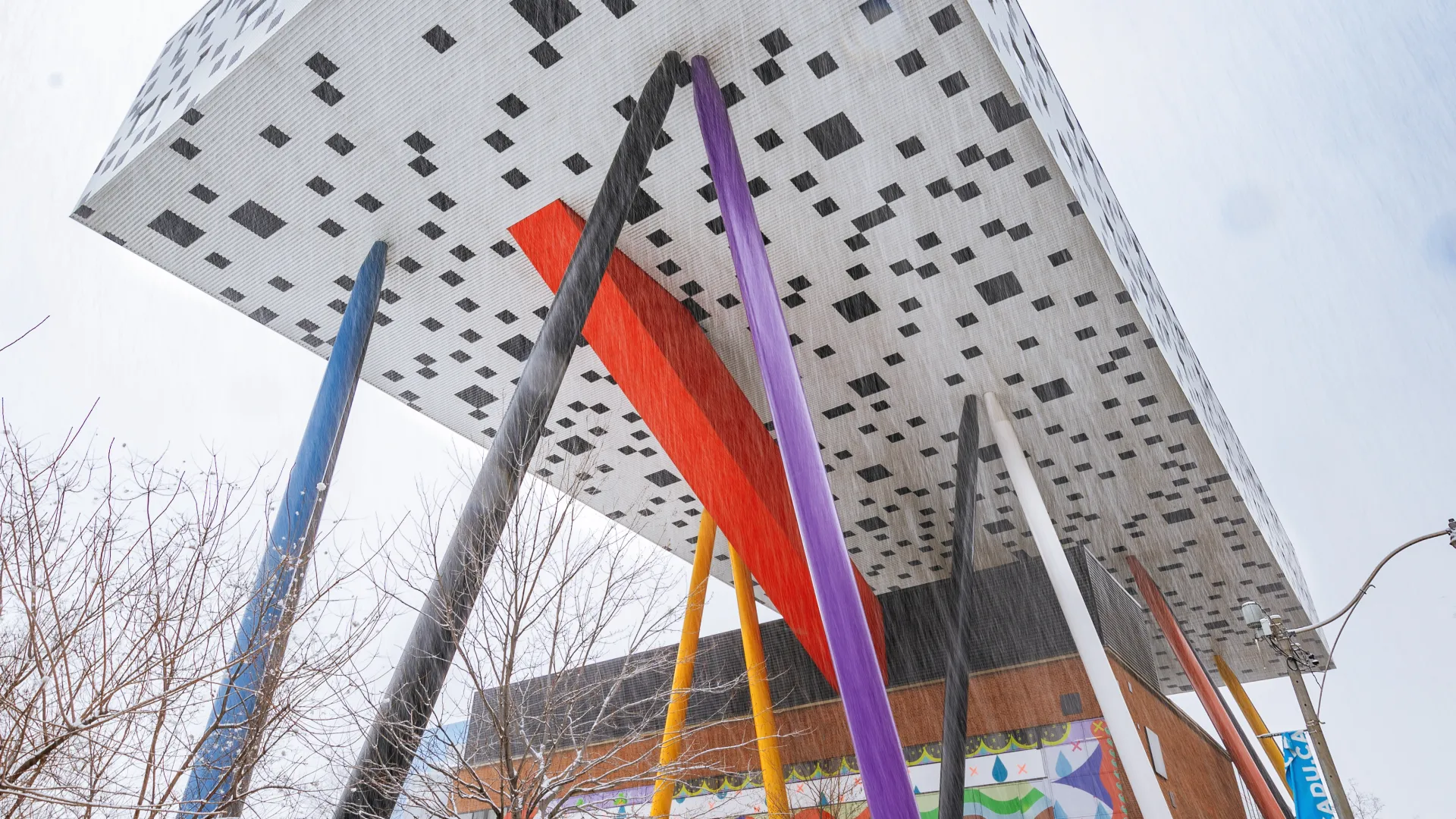 OCAD Campus in the snow