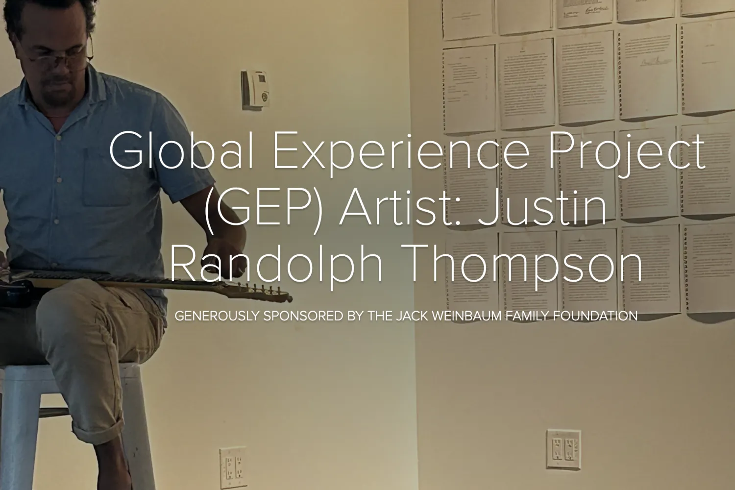 Global Experience Project: Justin Randolph Thompson