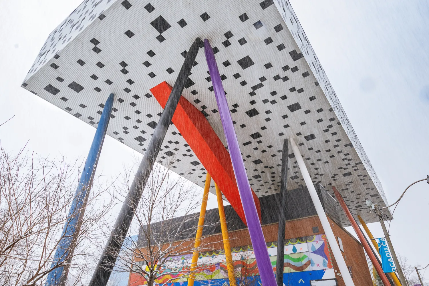 OCAD Campus in the snow