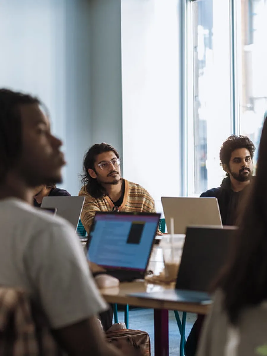 Students in a seminar room