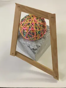 A ball of yarn.