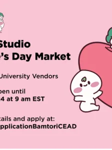 Bamtori Studio Valentine's Market Poster