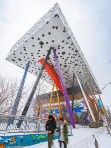 OCAD Campus in the snow