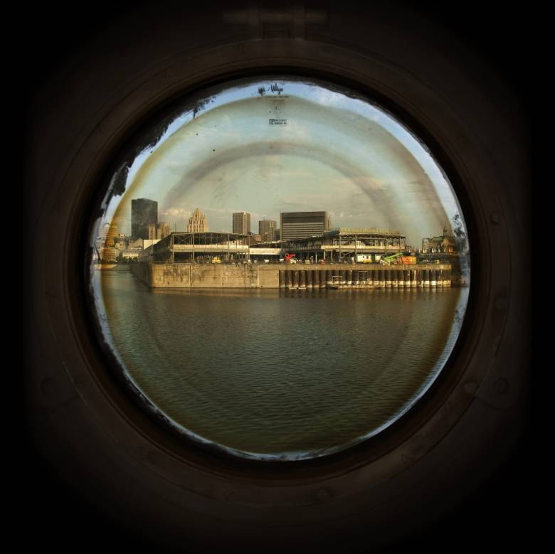From the series Vantage Point - Portholes by April Hickox