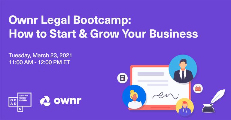 Ownr Legal Bootcamp: How to Start & Grow Your Business