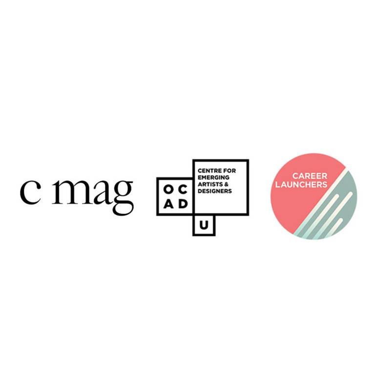 White background with CMag, OCAD U CEAD and Career Launchers logo.