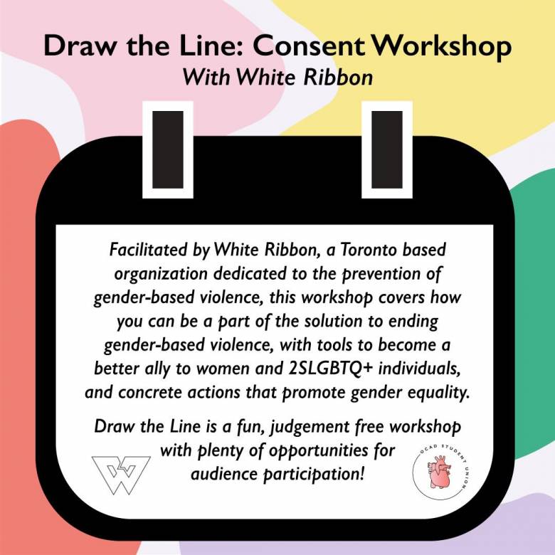 Image graphic for "Draw the Line: Consent Workshop with White Ribbon"