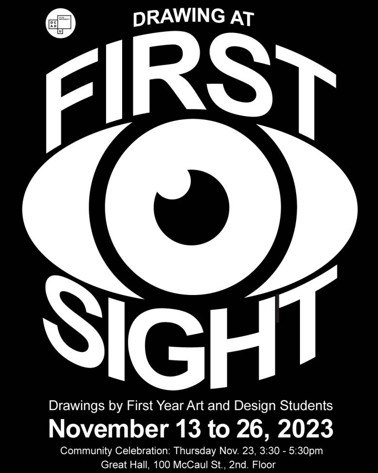 Drawing at First Sight by First Year Art & Design Students