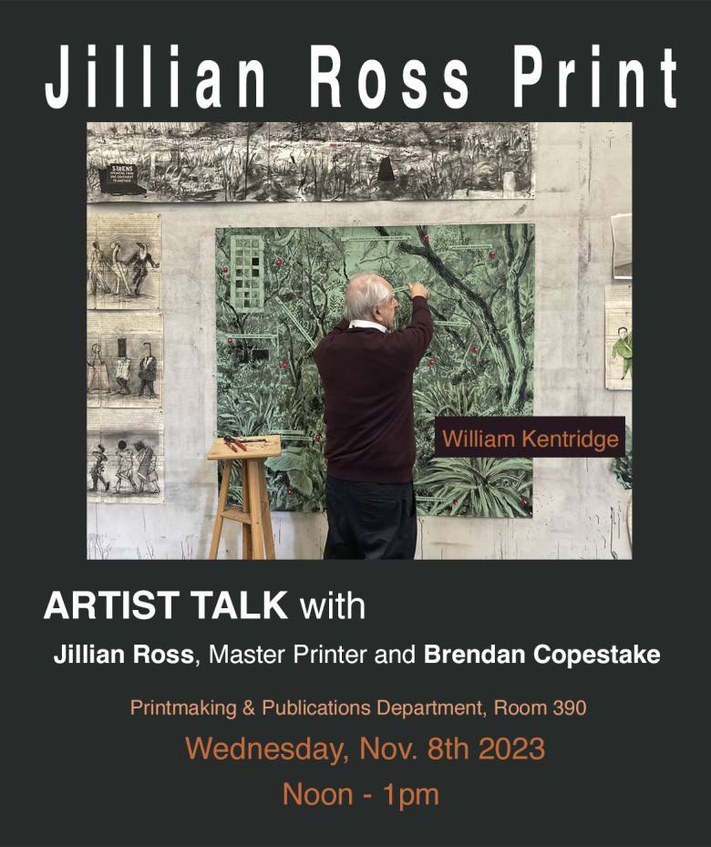 Artist Talk with Jillian Ross poster