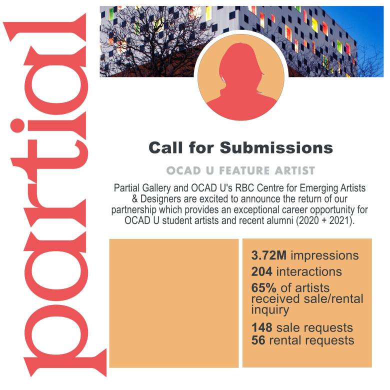 Partial Gallery OCADU Showcase - Call for submissions