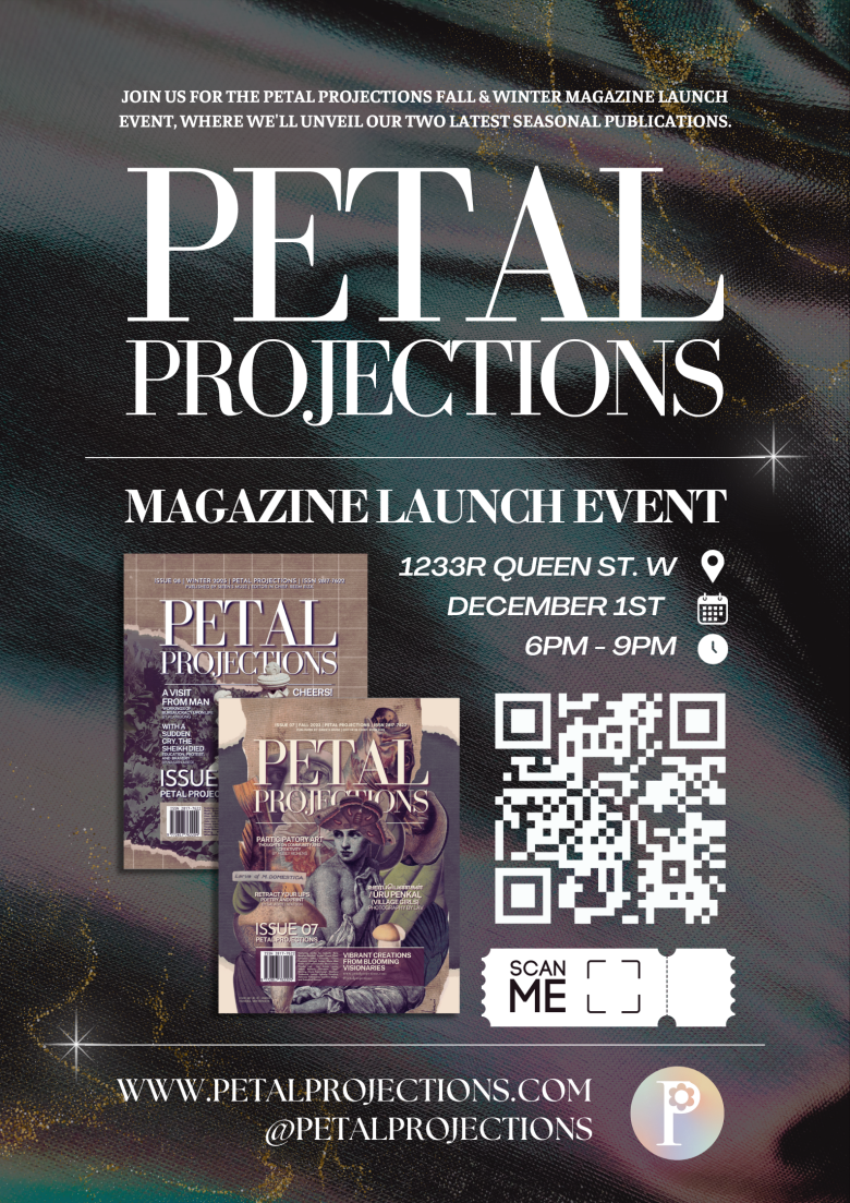 Petal Projections Launch Poster