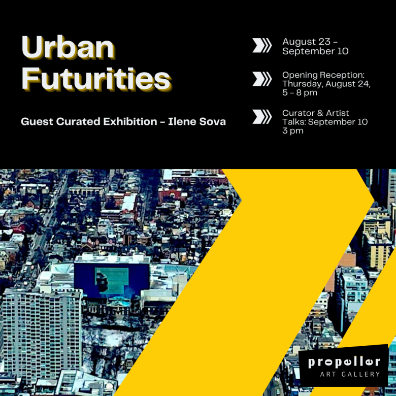 Urban Futurities Exhibition Poster