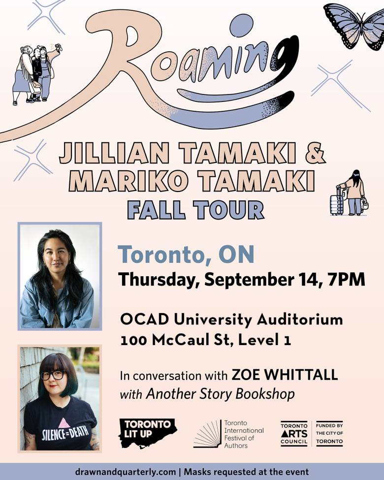 Roaming - Book Launch Tour in Toronto poster