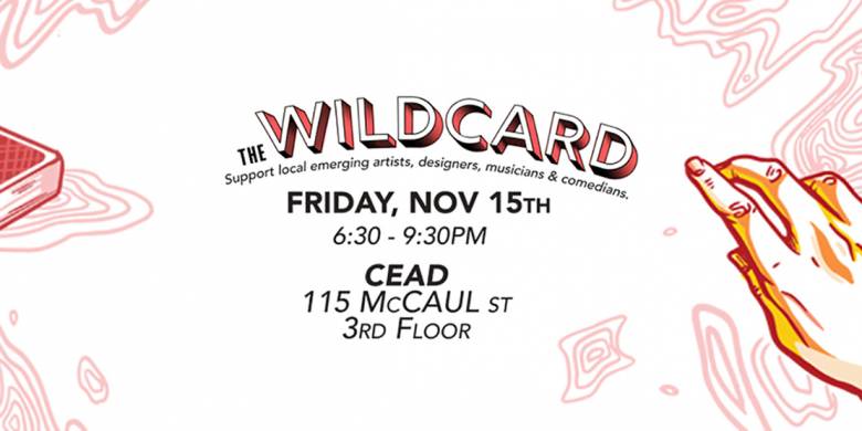 The wildcard illustration with drawn hand reaching out to deck of cards