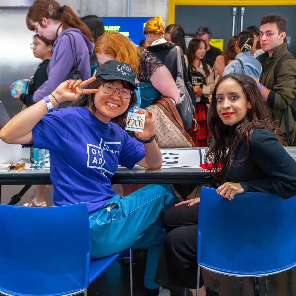 Smiling students