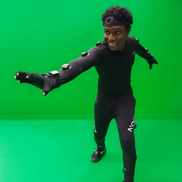 Motion capture in a studio